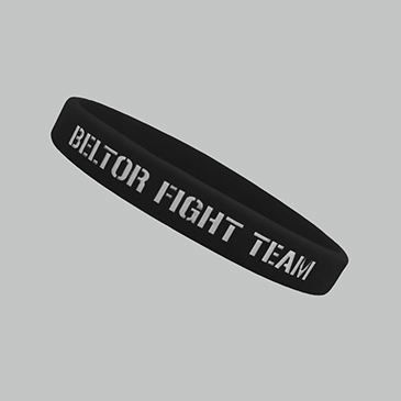 Silicon wirstband Beltor Fight Team - Black
