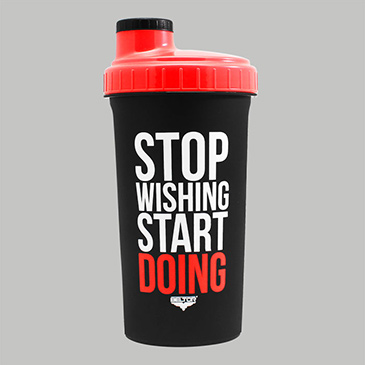 Shaker Stop wishing start doing
