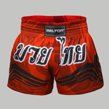 Spodenki muay thai czerwone