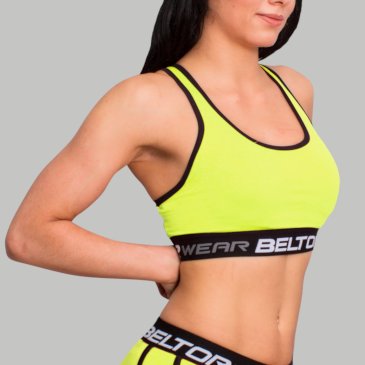 Stanik sportowy Yellow Neon